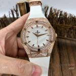 Swiss Quality Copy Hublot Classic Fusion Orlinski King Watches Rose Gold Diamonds